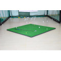 Vente chaude golf frapper tapis meilleur pratique de golf mat intérieur en plein air putting green custome forme et taille